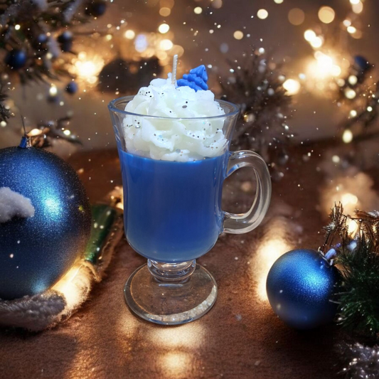 Blue spruce Latte Candles Decor