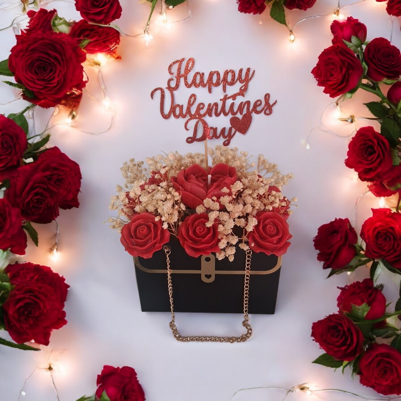 Valentine’s Wax Melt/ Candle Purse Bouquet